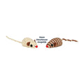 Trixie Muis Katoen/bast Ass 5 cm 132 stuks