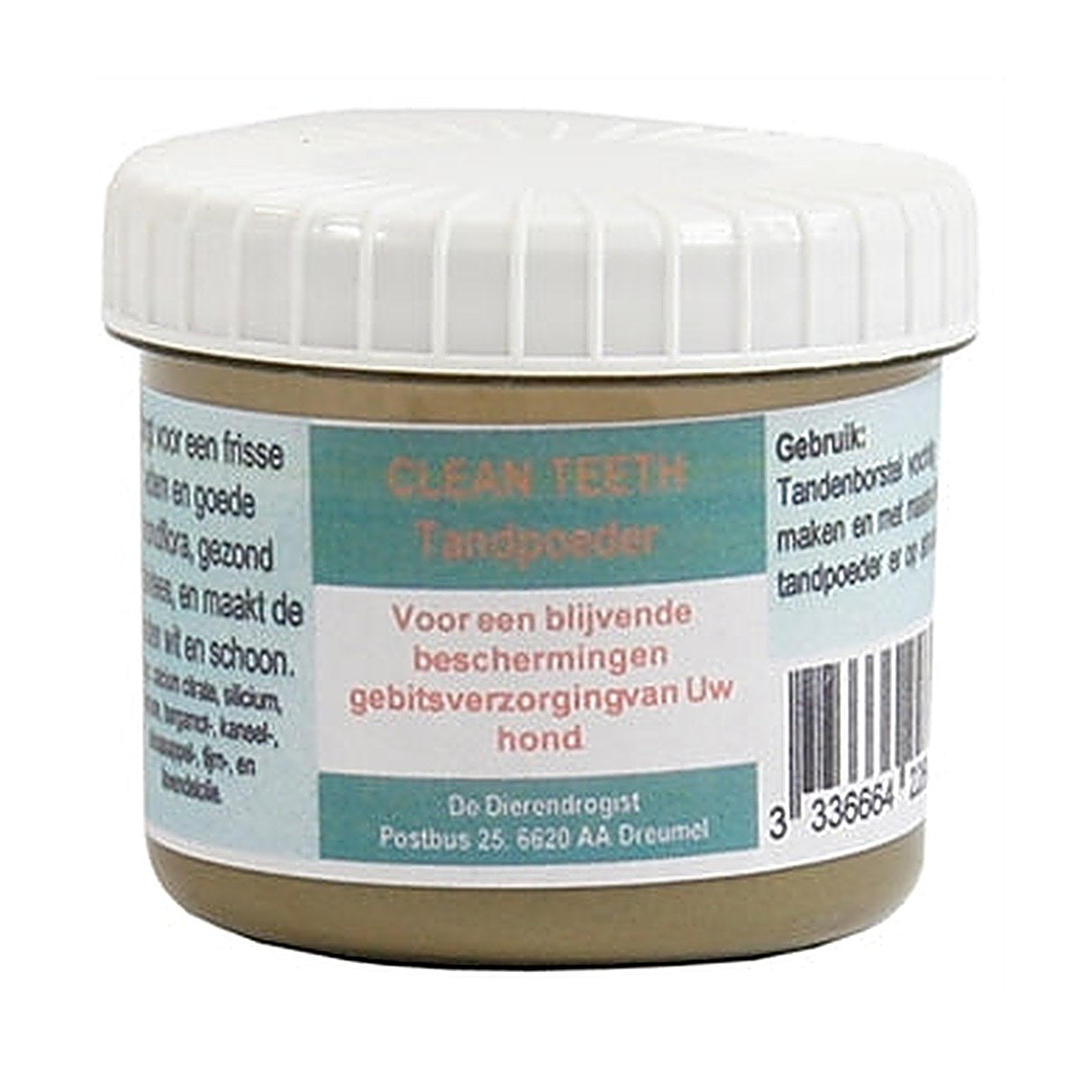 Dierendrogist Navulling Tandpoeder 50 gram