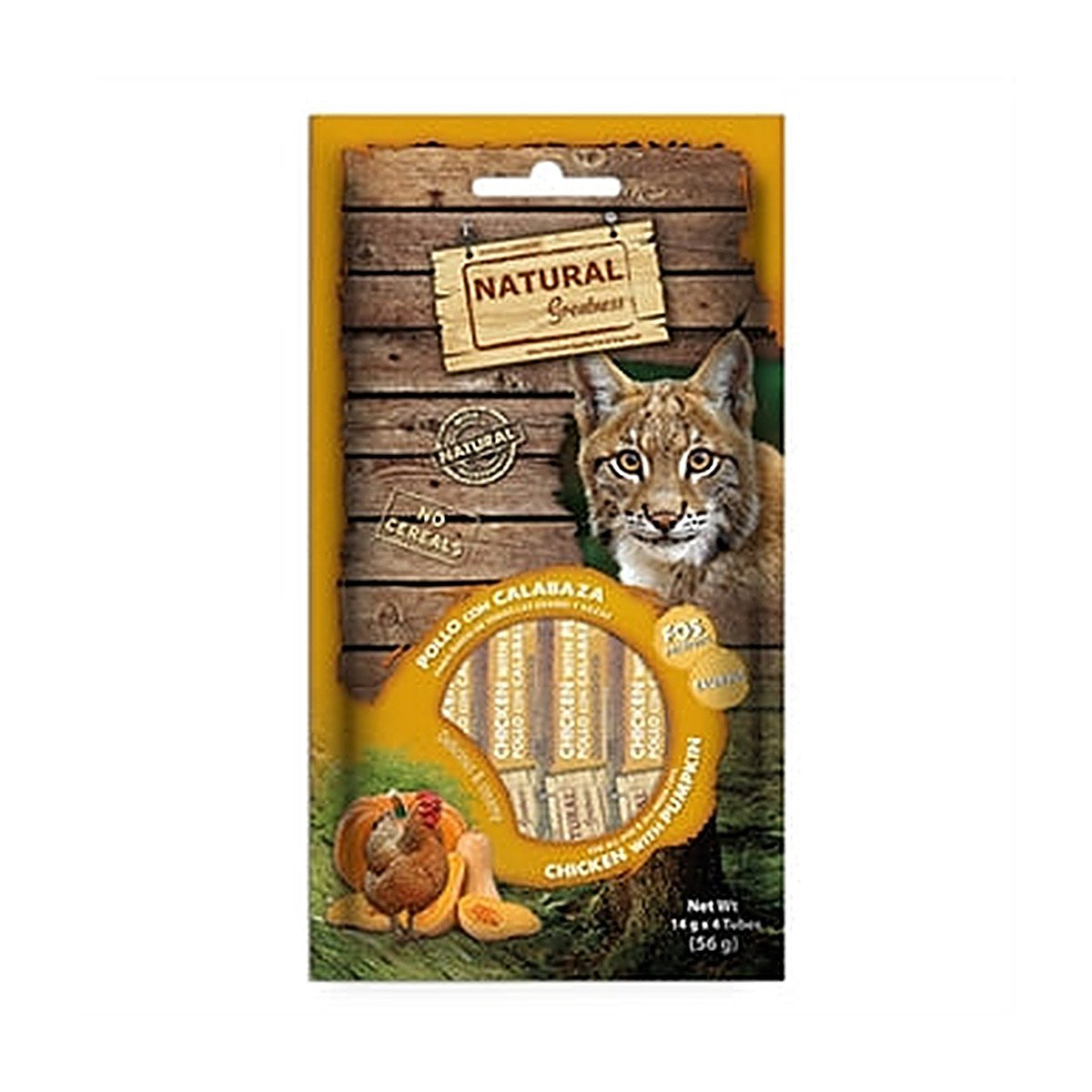 Natural Greatness Ng Creamy Chicken/pumpkin 4x14 gram