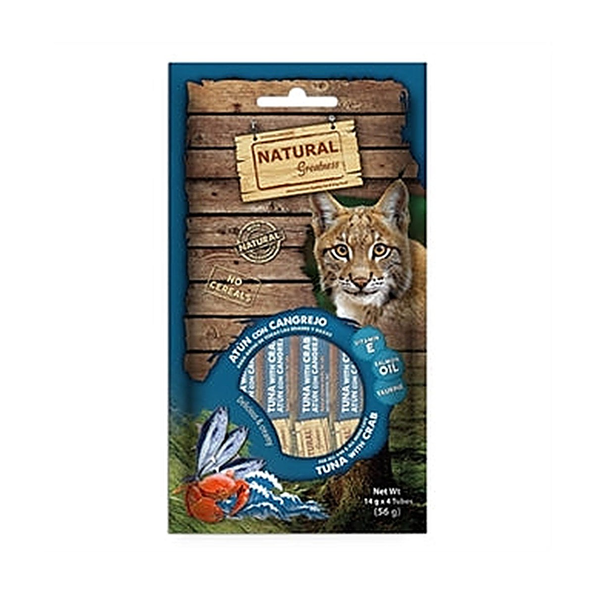 Natural Greatness Ng Creamy Tuna/crab 4x14 gram