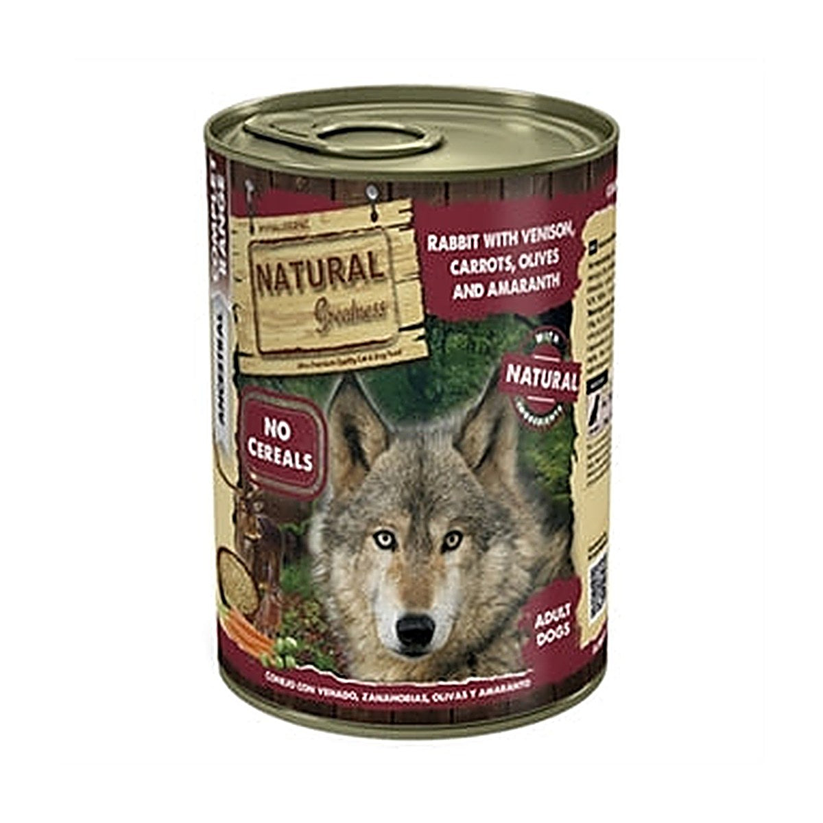 Natural Greatness Ng Rabbit/venison/carrot 400 gram