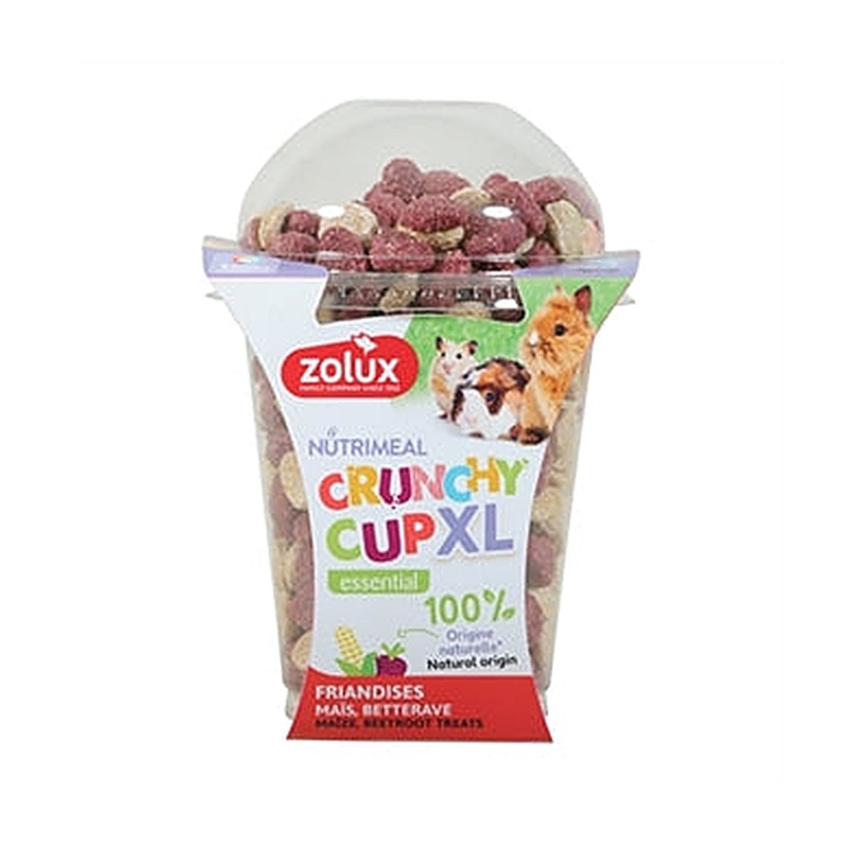 Zolux Nmeal Crunchy Cup XL Hart 220 gram