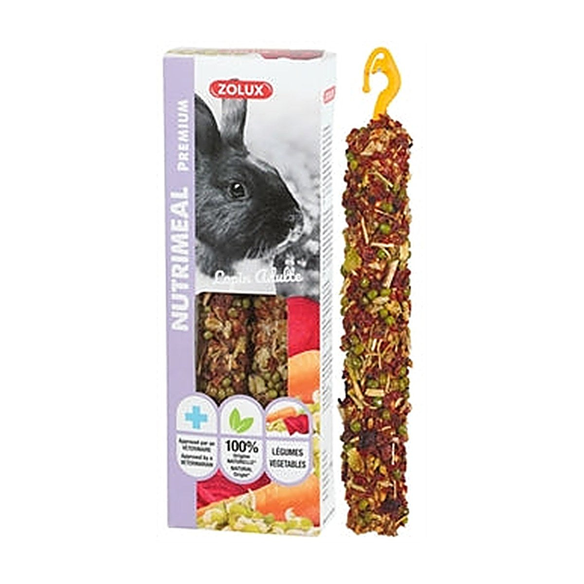Zolux Nutrimeal Stick Konijn Groenten 2 stuks