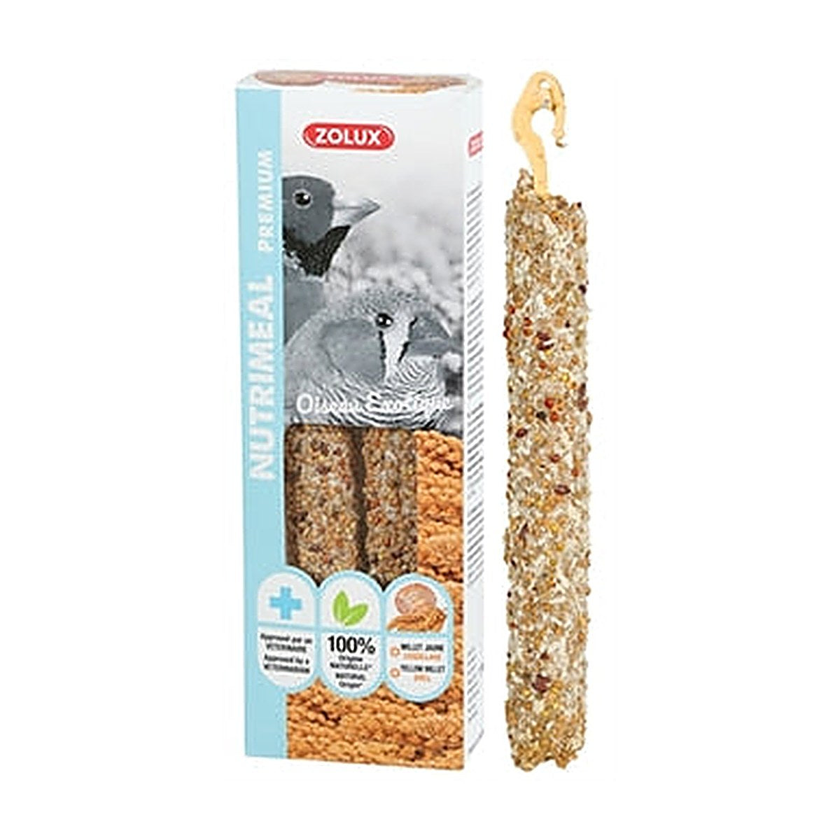 Zolux Nutrimeal Stick Tropisch 110 gram 2 stuks