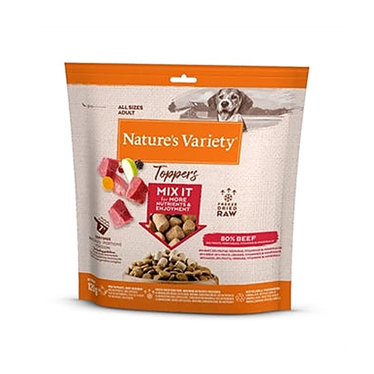 Natures Variety Nvc Frz Dried Toppers Beef 120 gram