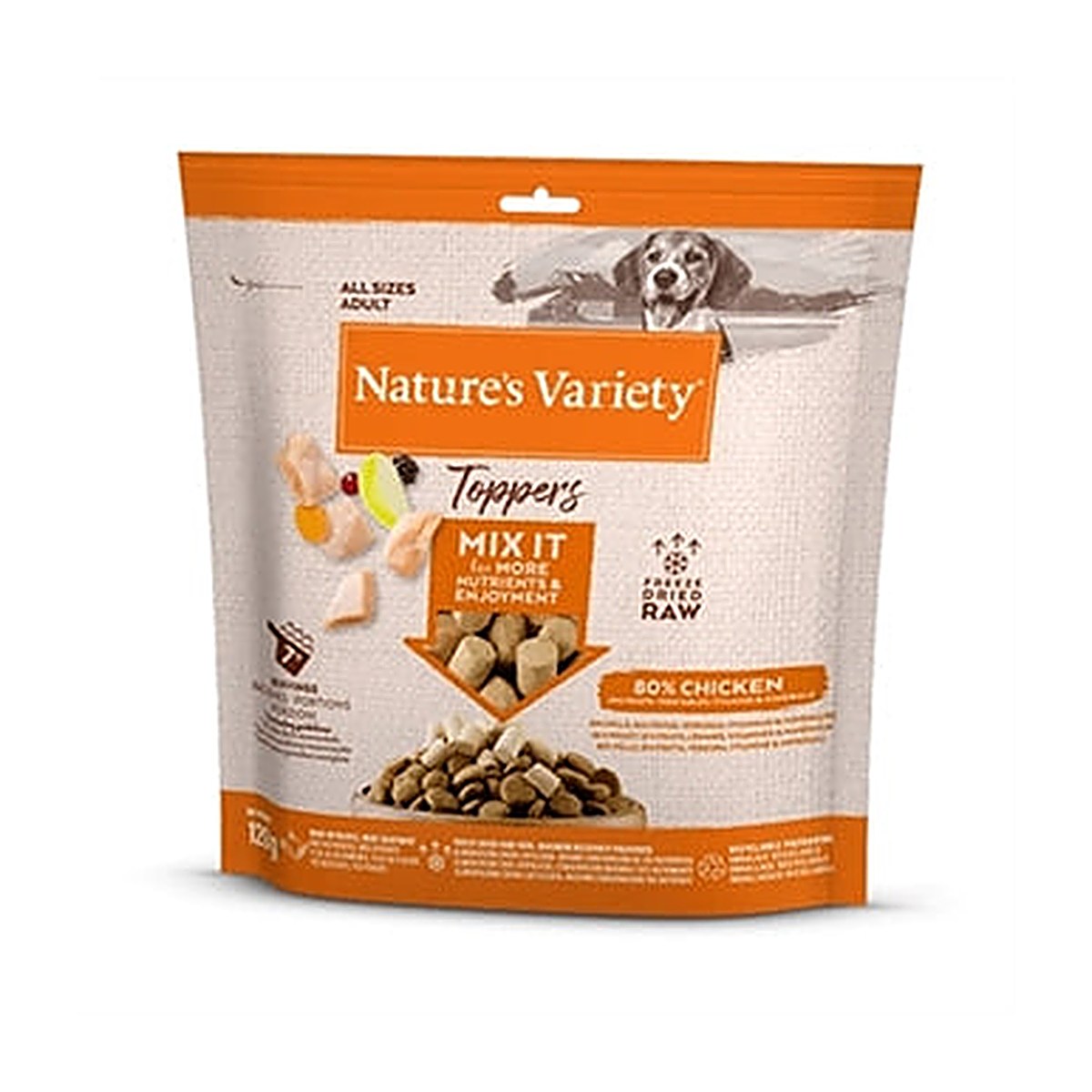 Natures Variety Nvc Frz Dried Toppers Chick 120 gram