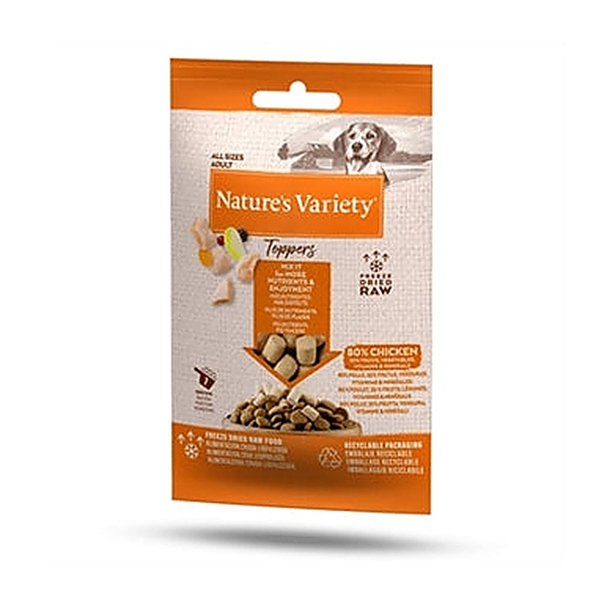 Natures Variety Nvc Frz Dried Toppers Chick 15 gram