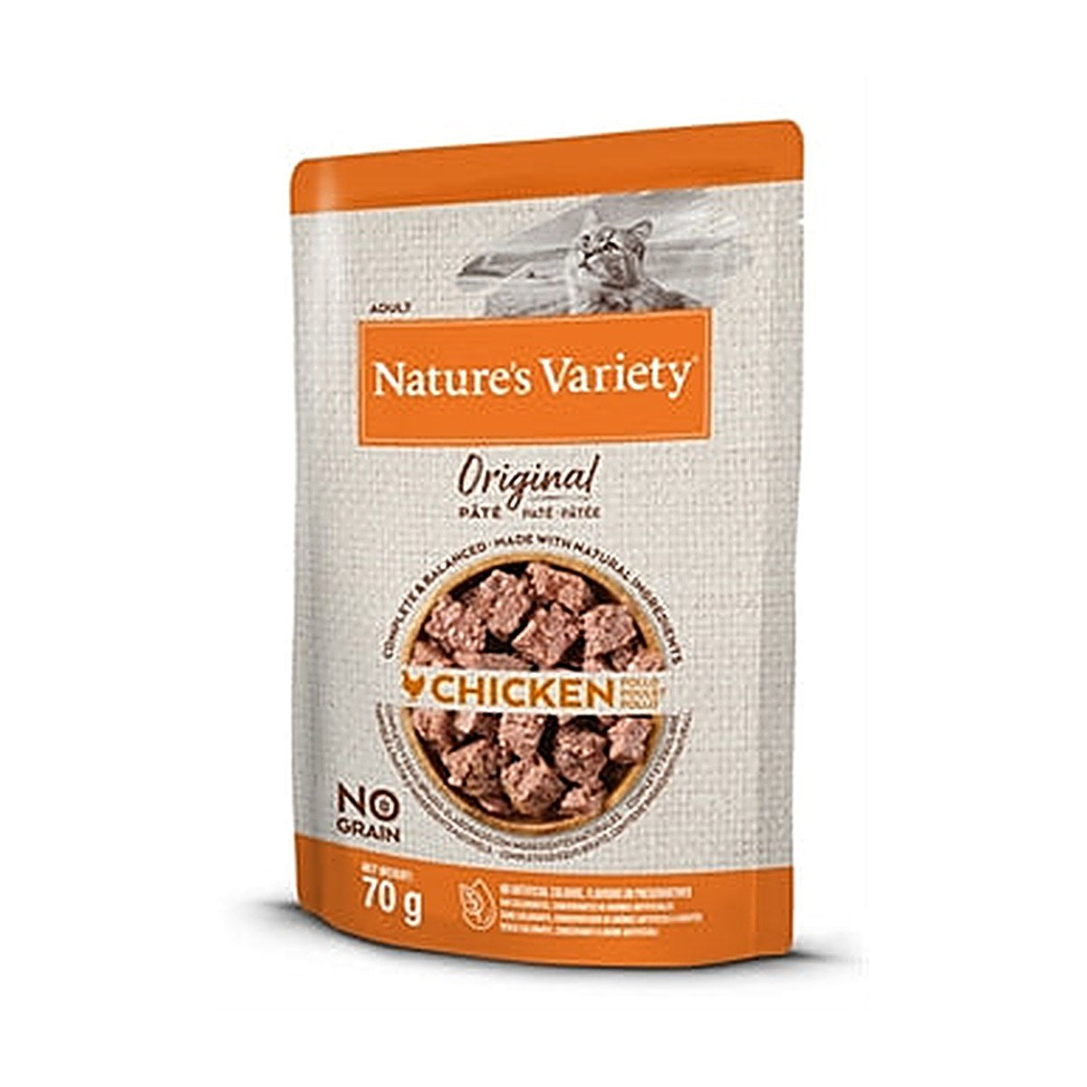 Natures Variety Nvc Orig Pouch Chicken 12x70 gram