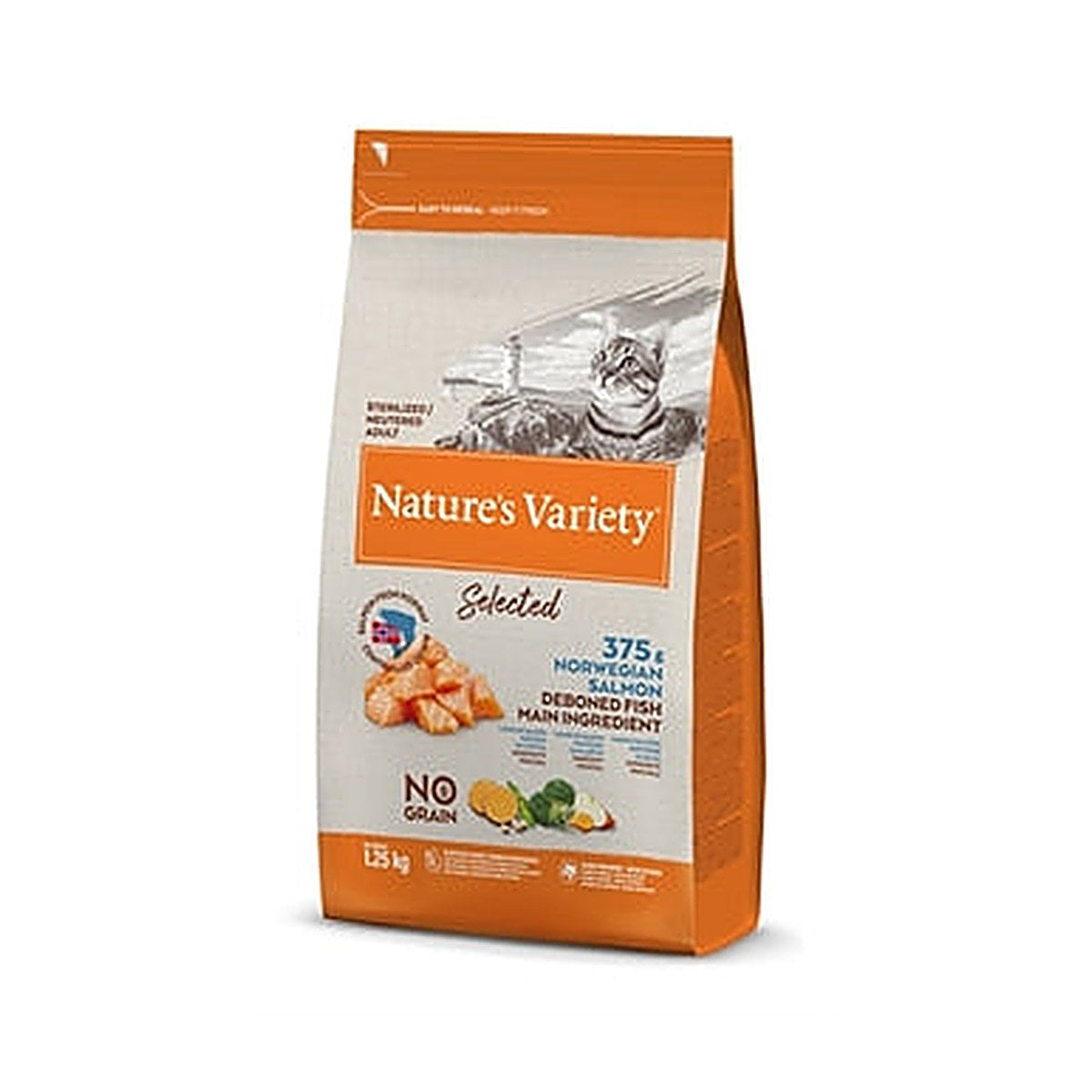 Natures Variety Nvc Select Steril Norw Salmon 1,25K