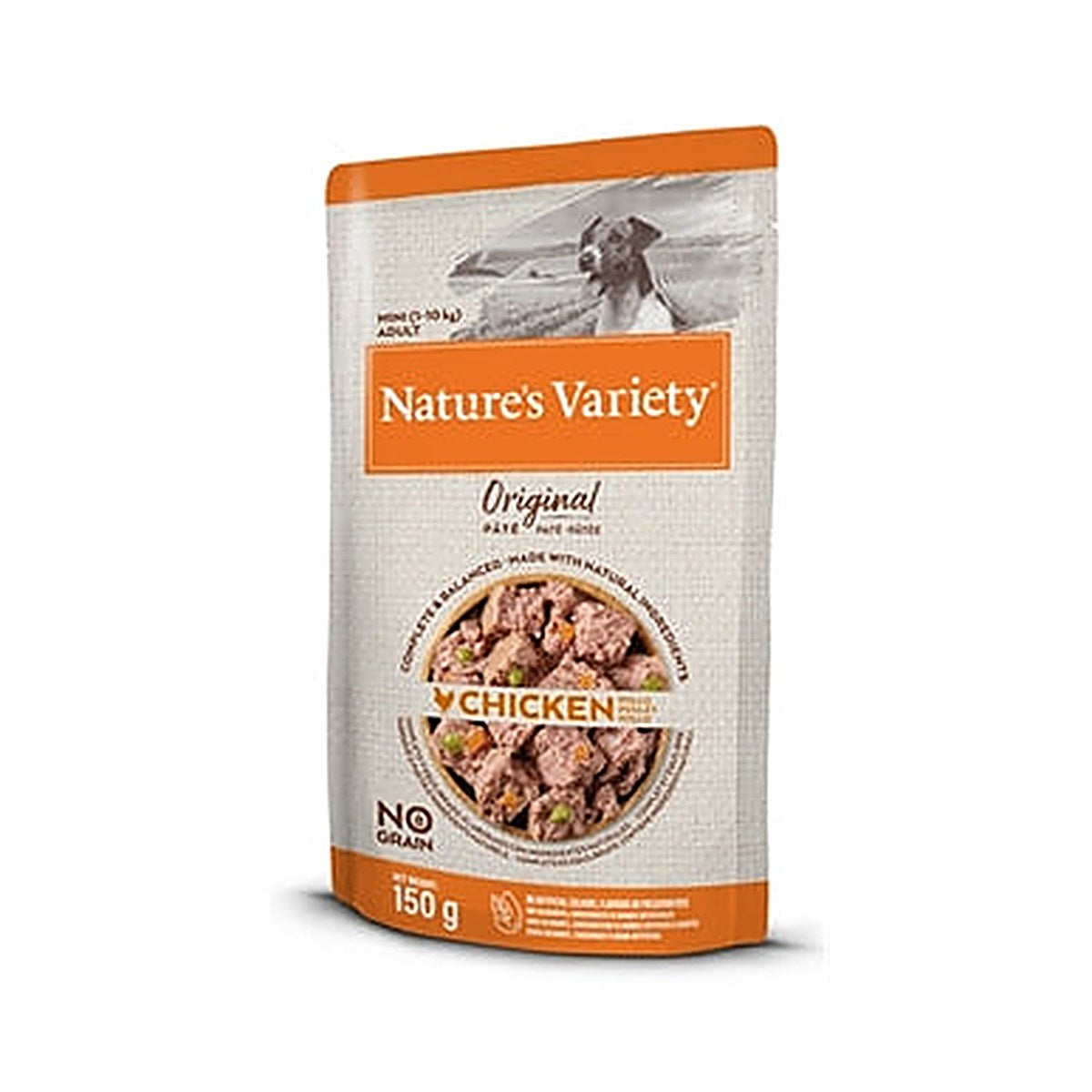 Natures Variety Nvd Orig Mini Pouch Chicken 8x150 gram