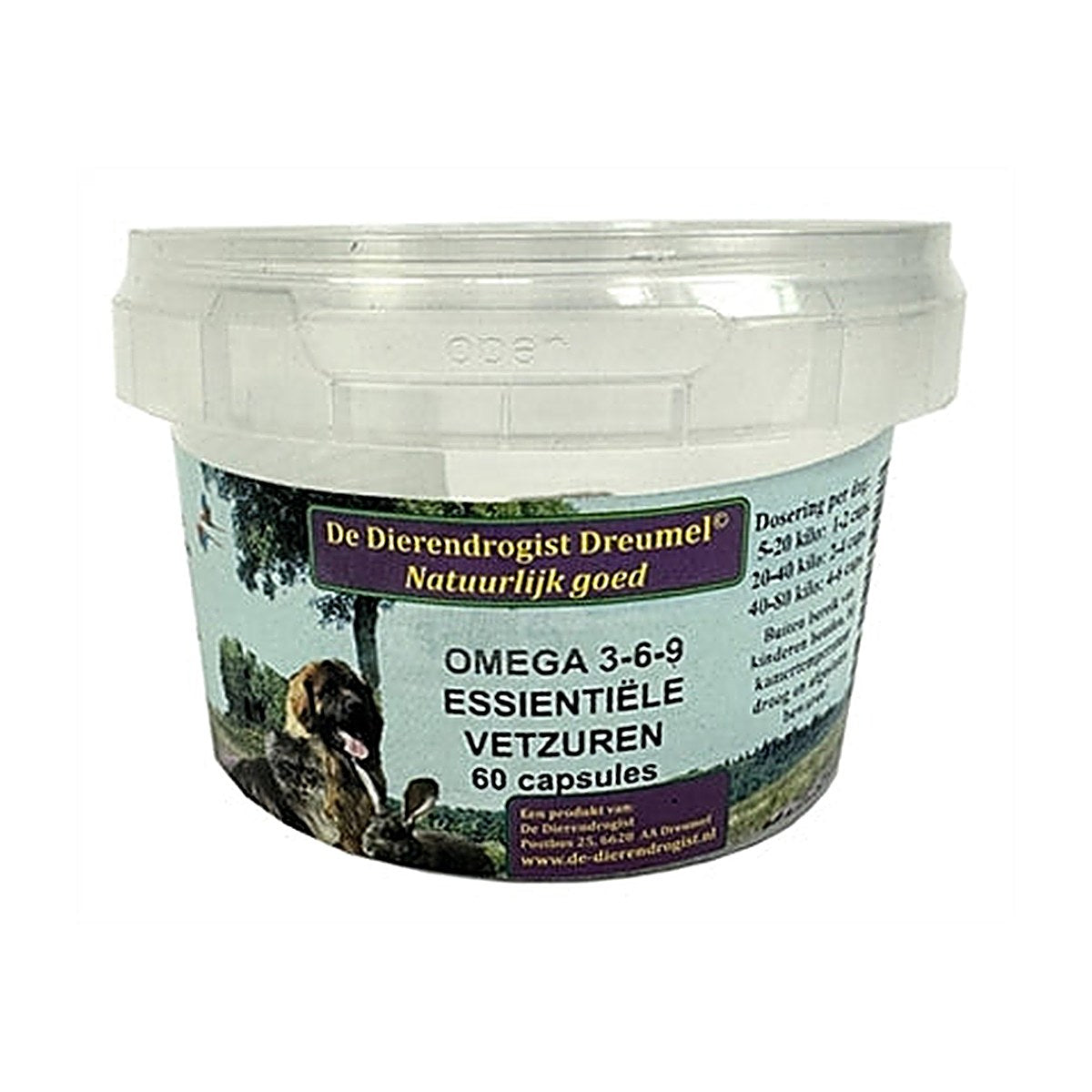 Dierendrogist Omega 3-6-9 Vetzuren Caps 60 stuks
