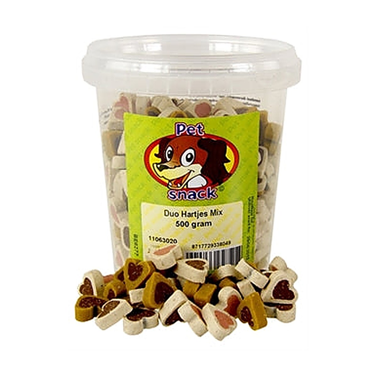 Petsnack Petsn Duo Hartjes Mix 500 gram
