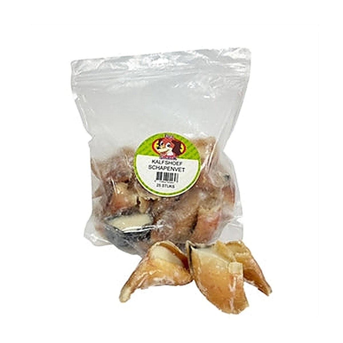 Petsnack Petsn Kalfshoef Schapenvet Gr 25 stuks