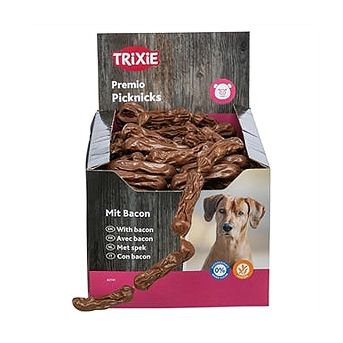 Trixie Picknicks Worst Bacon 8 cm 200 stuks