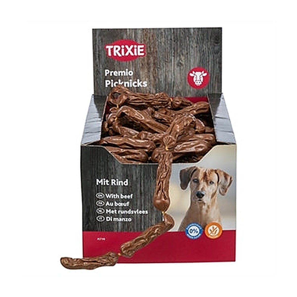 Trixie Picknicks Worst Rund 8 cm 200 stuks