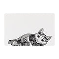 Trixie Placemat Kat Wit/Zwart 44x28 cm 6 stuks