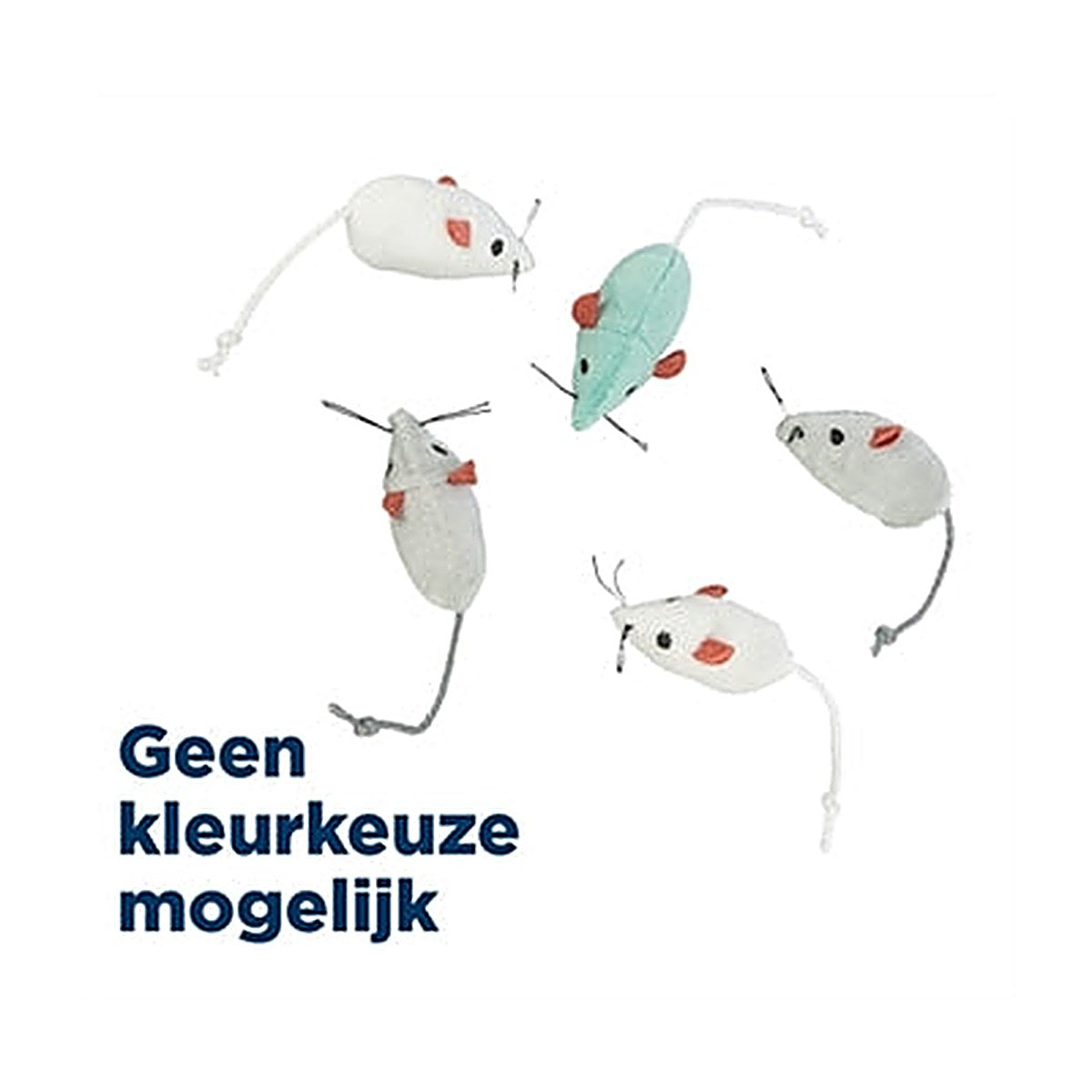Trixie Pluche Muizen 5 cm 160 stuks
