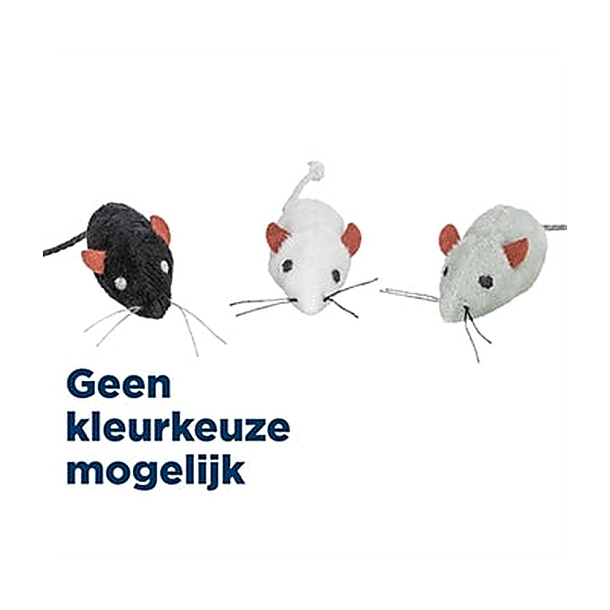 Trixie Pluche Muizen 5 cm 160 stuks