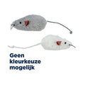 Trixie Pluche Muizen Langharig 9 cm 48 stuks