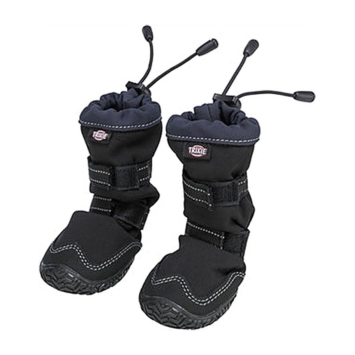 Trixie Pootbesch Walk Act Long Zwart XL 2 stuks