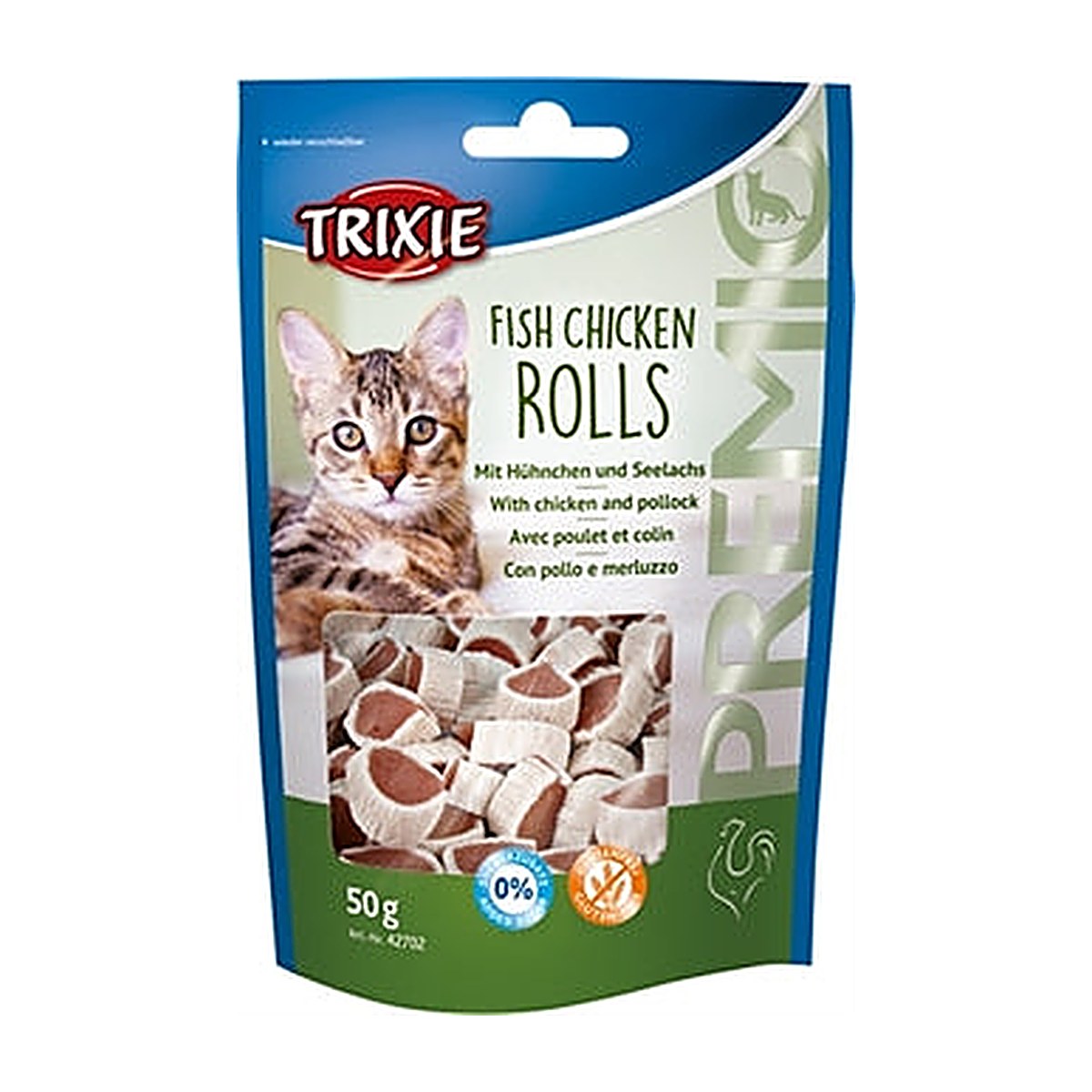 Trixie Premio Fish Chicken Rolls 50 gram