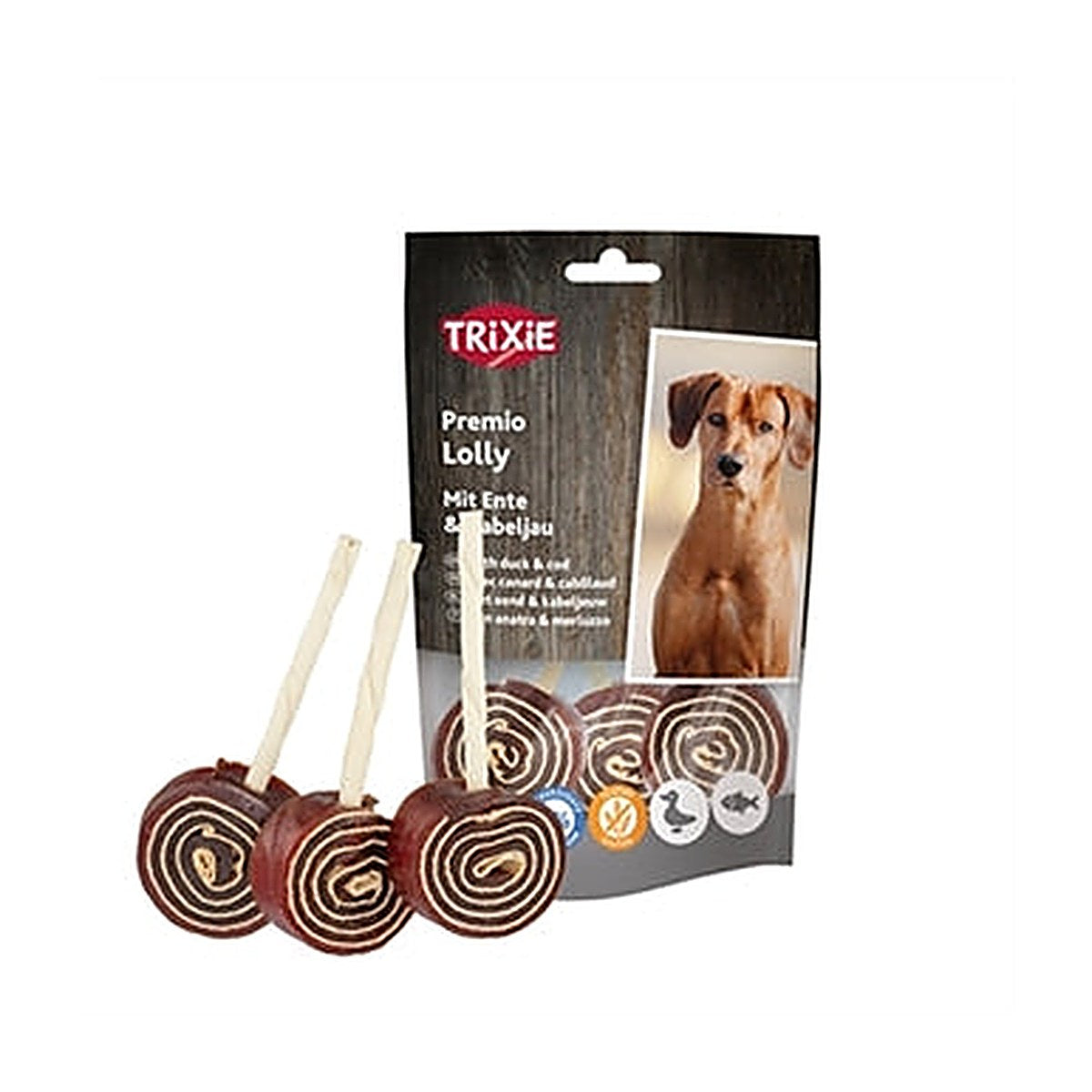 Trixie Premio Lolly Eend/kabelj 6x80 gram