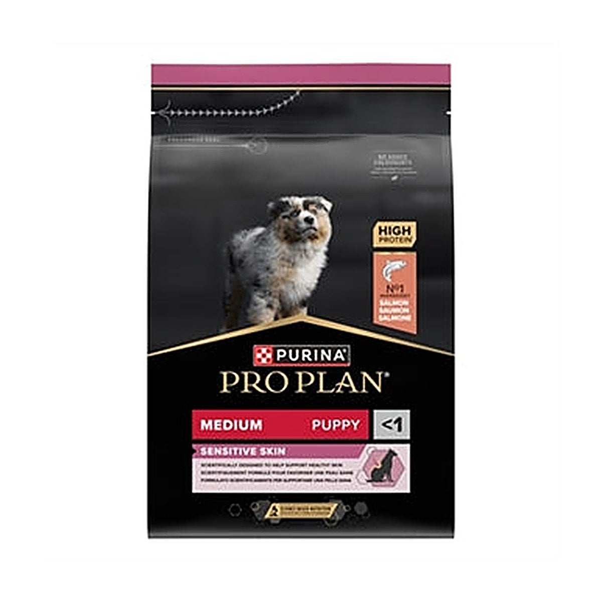 Pro Plan Pup Medium Sensitive Skin 3 kg