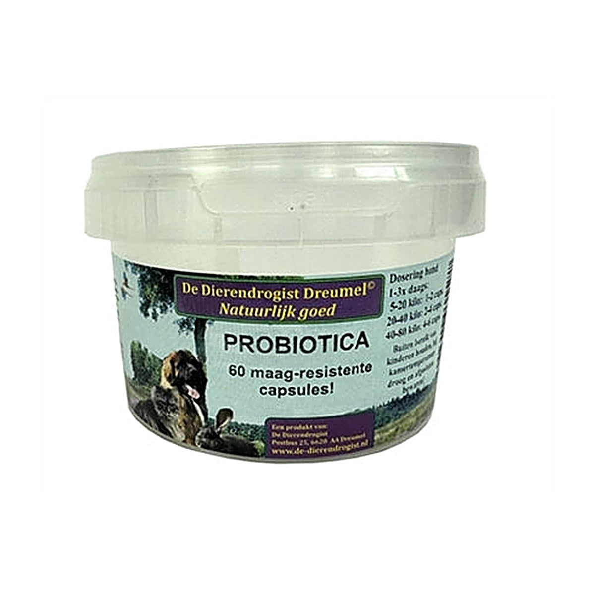 Dierendrogist Probiotica Caps 60 stuks