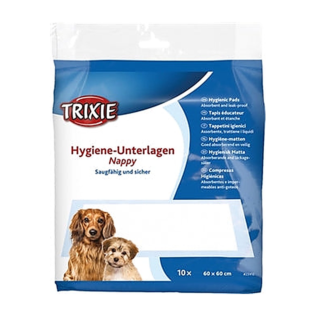 Trixie Puppypads Nappy 60X60CM 10 stuks – Toiletartikelen