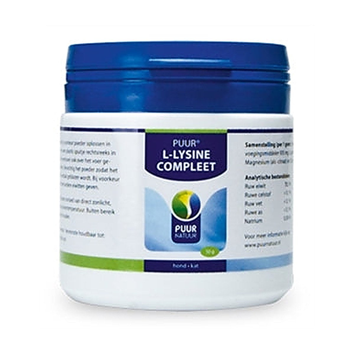 Puur L-lysine Hond En Kat 50 gram – Verzorgingsproduct