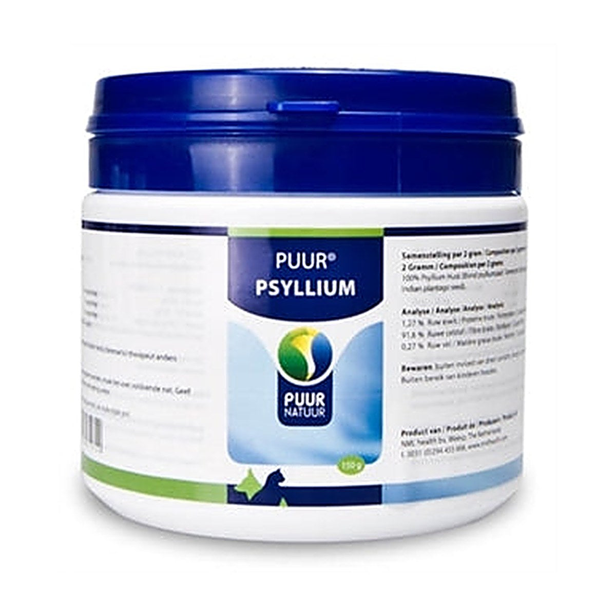 Puur Psyllium Hond en Kat 150 gram