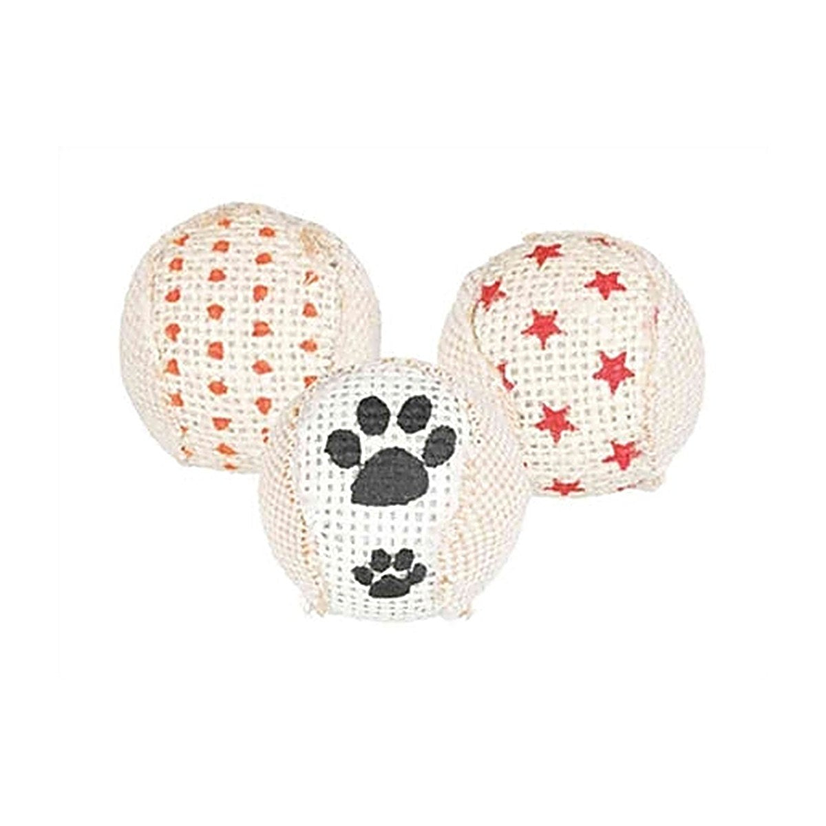 Trixie Ratel Ballen Jute 5x5x5 cm 3 stuks