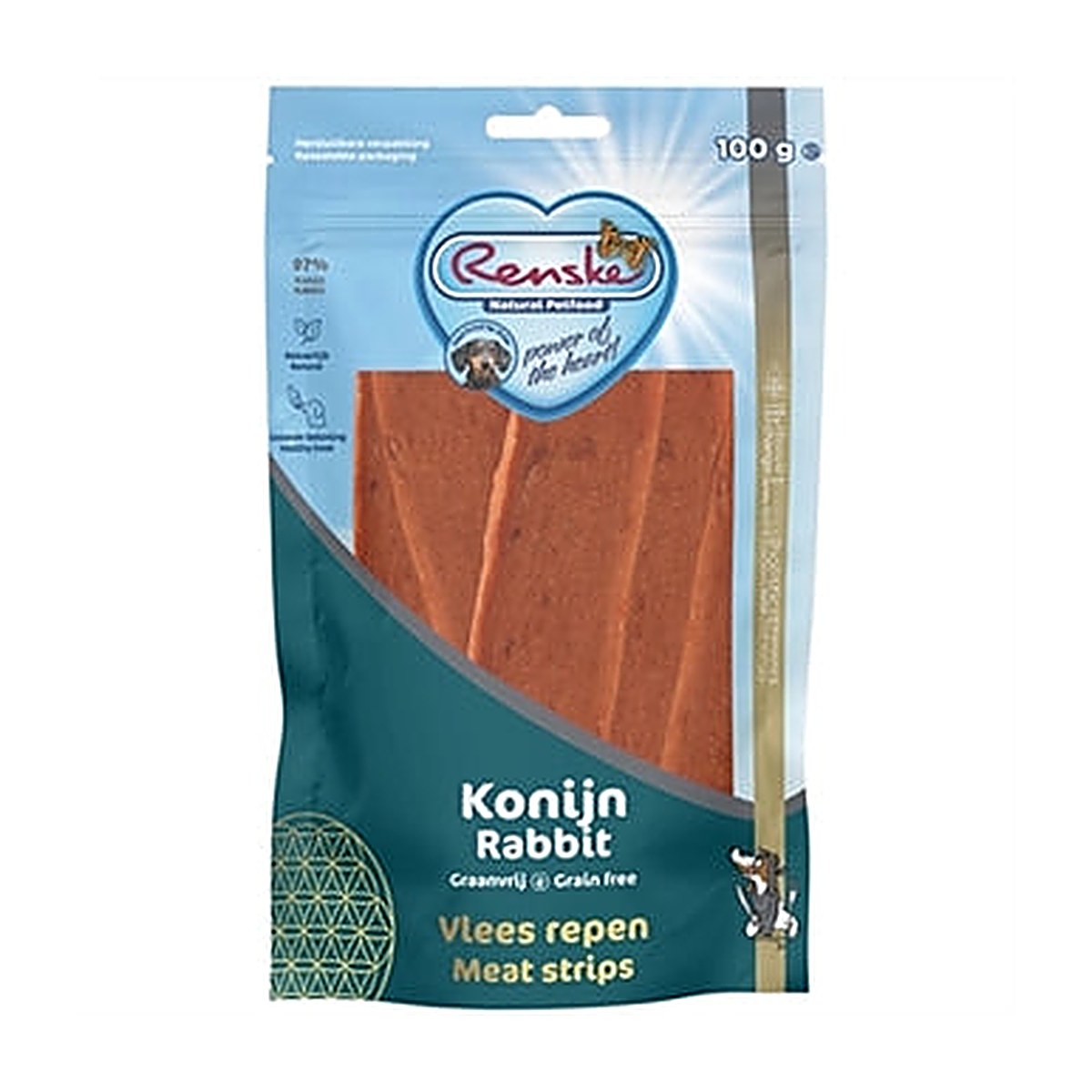 Renske Vlees Strip Konijn 100 gram