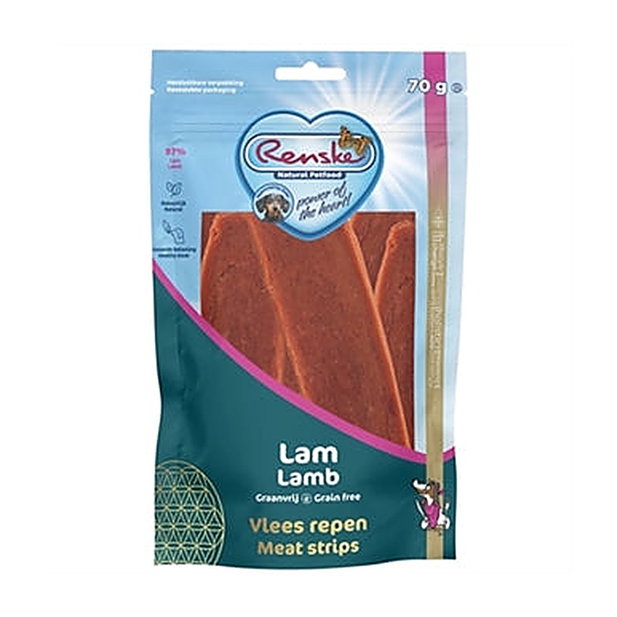 Renske Vlees Strip Lam 70 gram