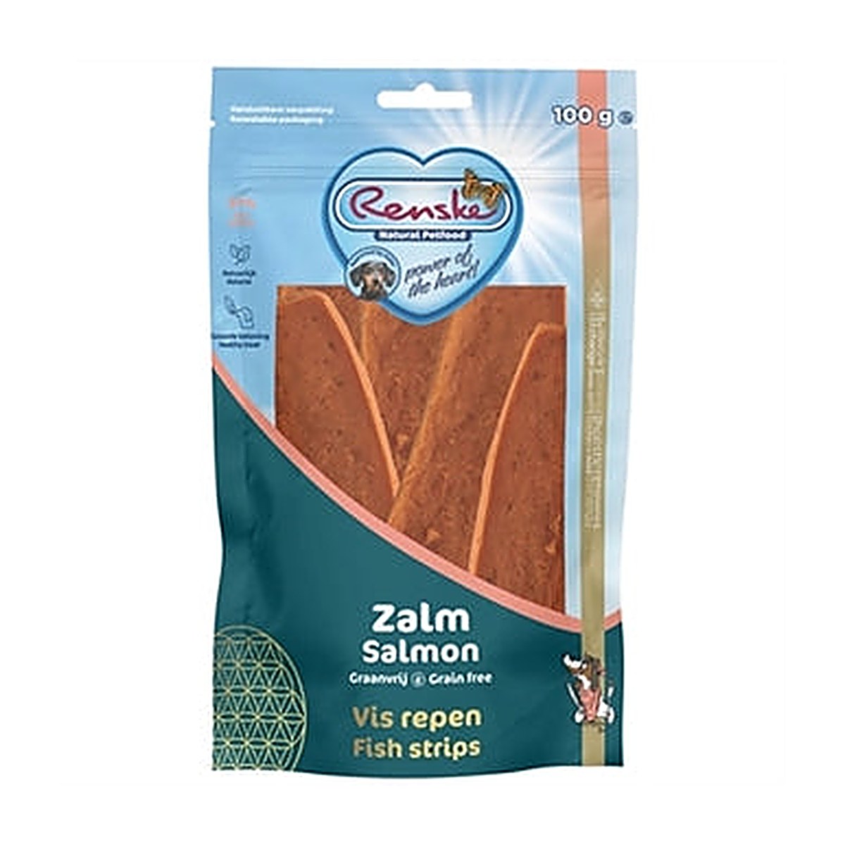 Renske Vlees Strip Zalm 100 gram
