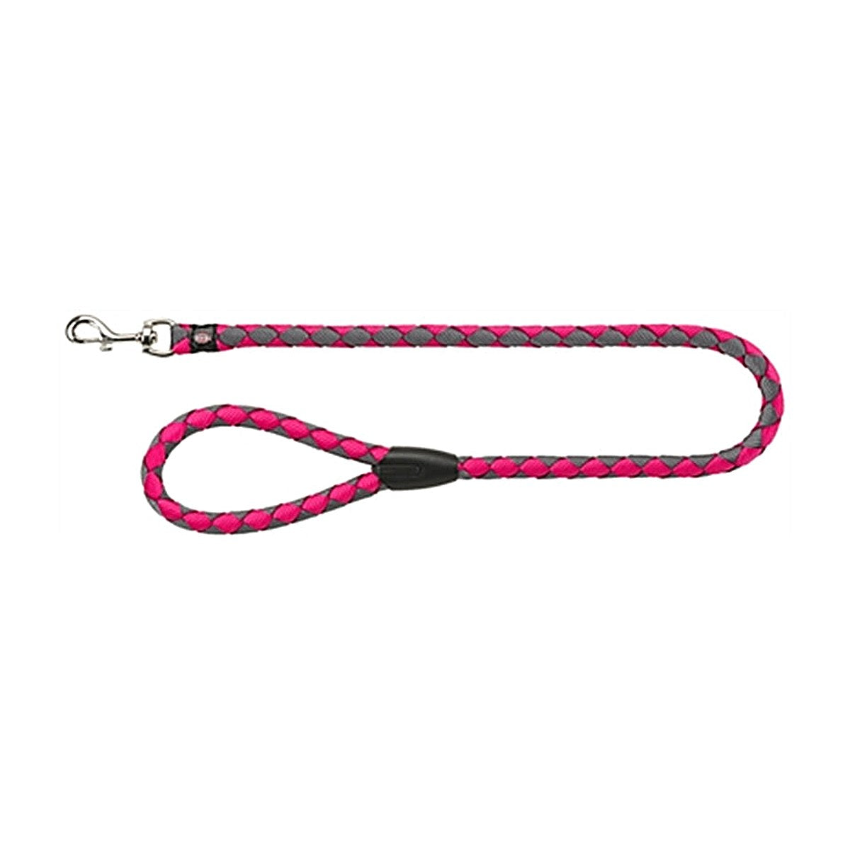 Trixie Riem Cavo Fuchsia/Grijs 100X1,2 cm