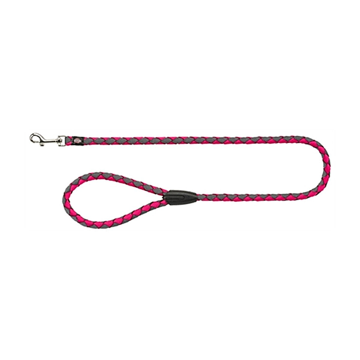 Trixie Riem Cavo Fuchsia/Grijs 100X1,8 cm