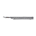 Trixie Riem Cavo Refl Mp Zwart 200X1,8 cm