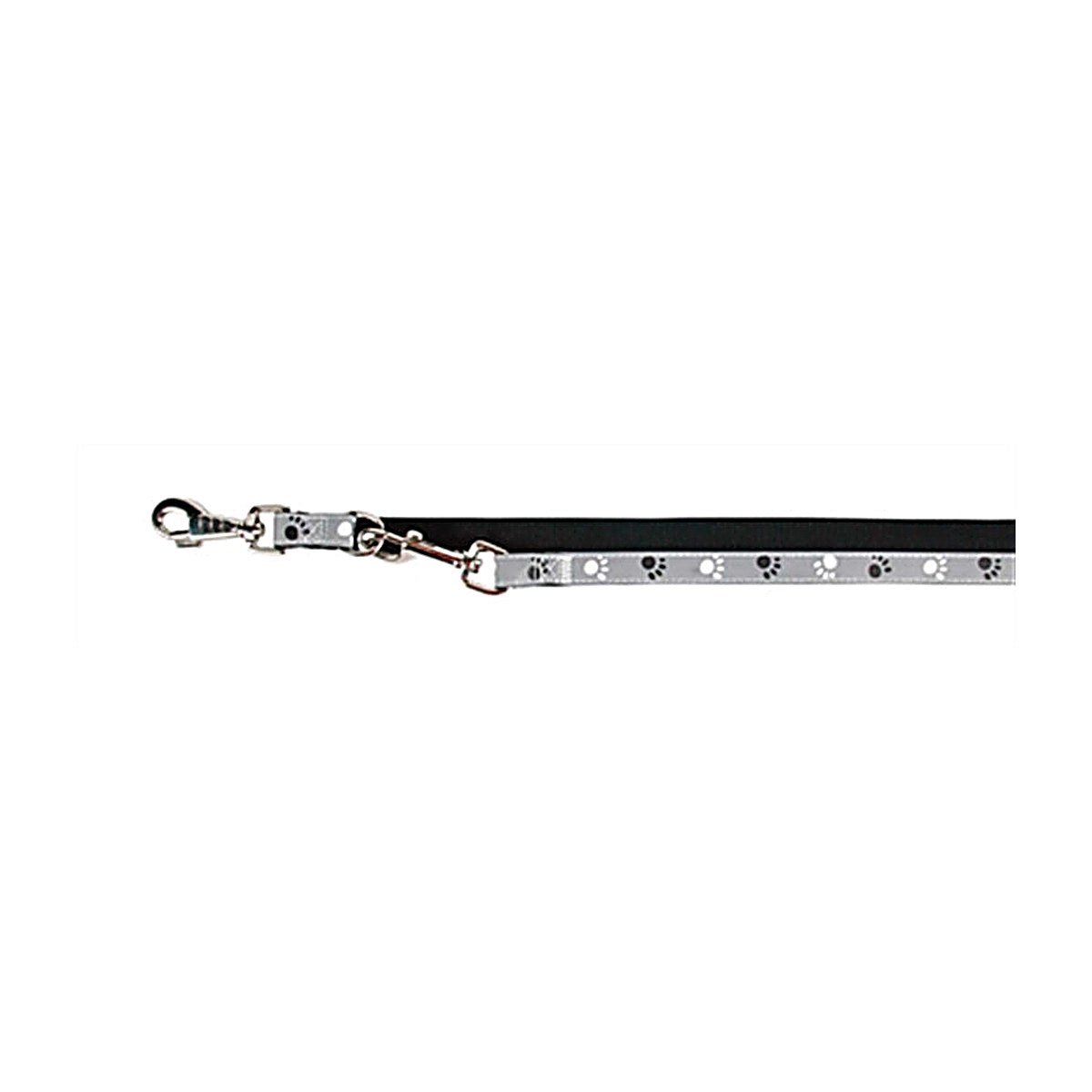 Trixie Riem Cavo Refl Mp Zwart/gs 200X2,5 cm