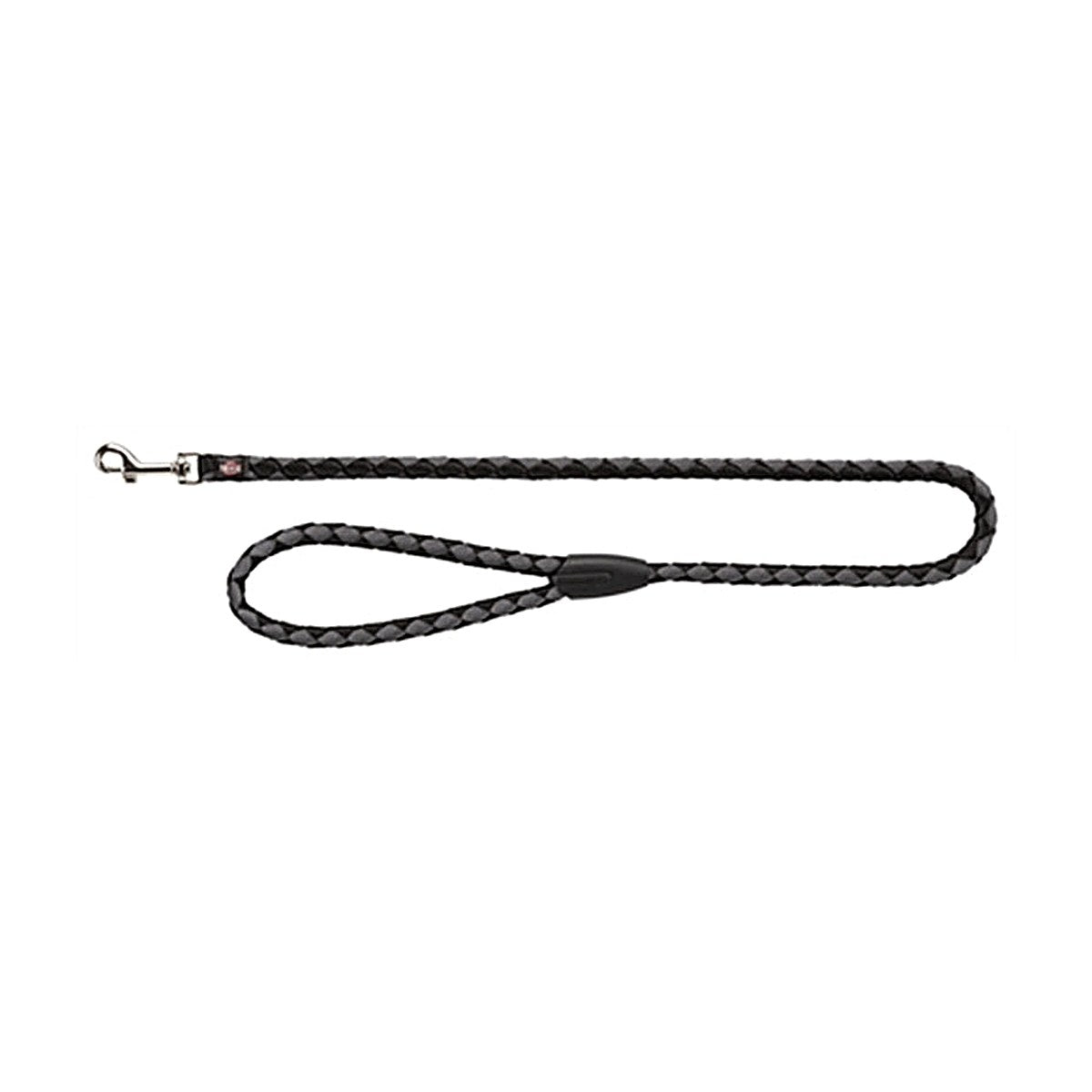 Trixie Riem Cavo Zwart/Grijs 100X1,2 cm