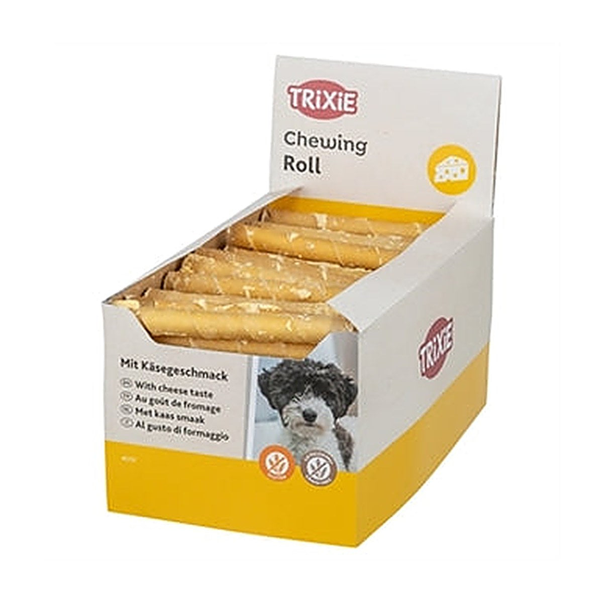 Trixie Rol Gevuld Kaas 12 cm 100x22 gram