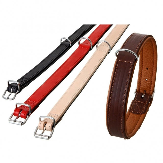 Karlie Rondo Halsband Ondergelegd - Zwart - 27mm/70cm