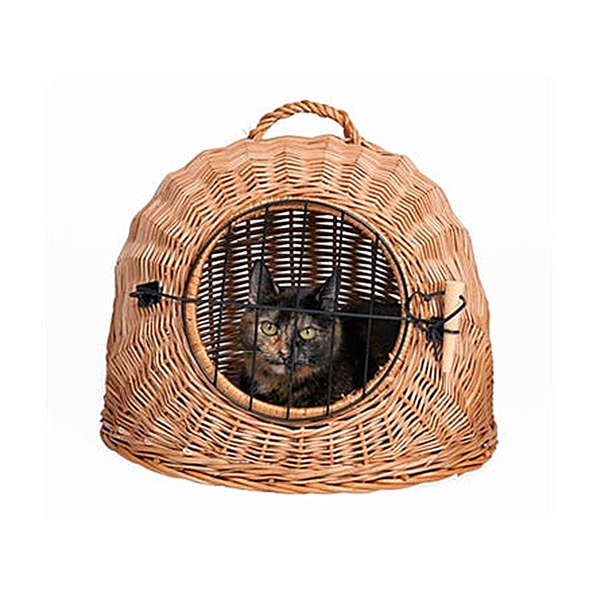 Trixie Rotan Kattenmand Met Deur 50 cm