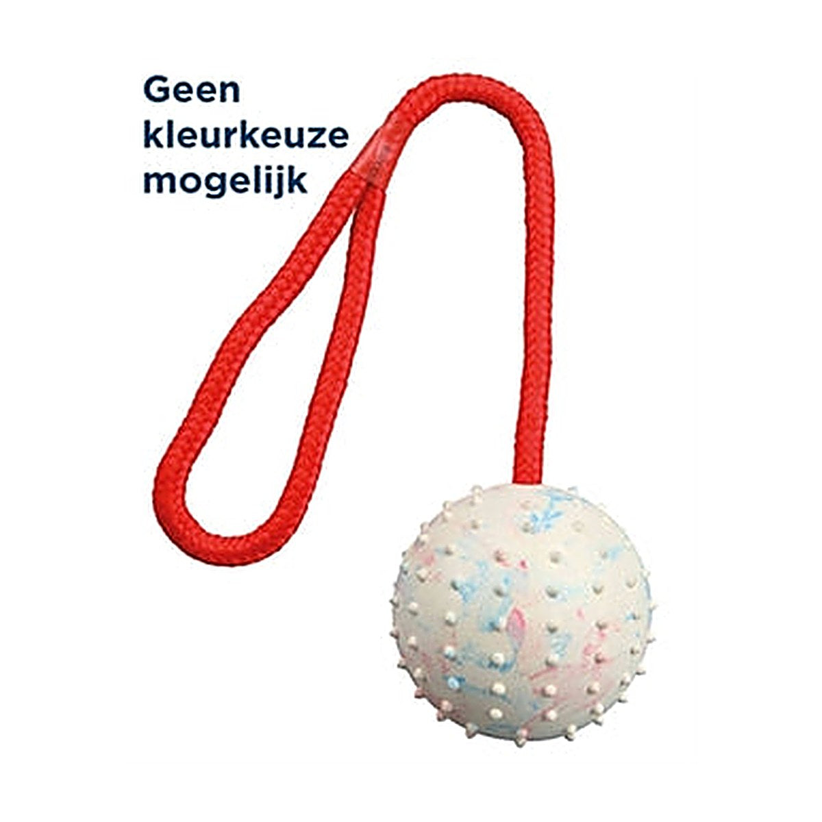 Trixie Rubber Bal Aan Koord 7x30 cm 3 stuks
