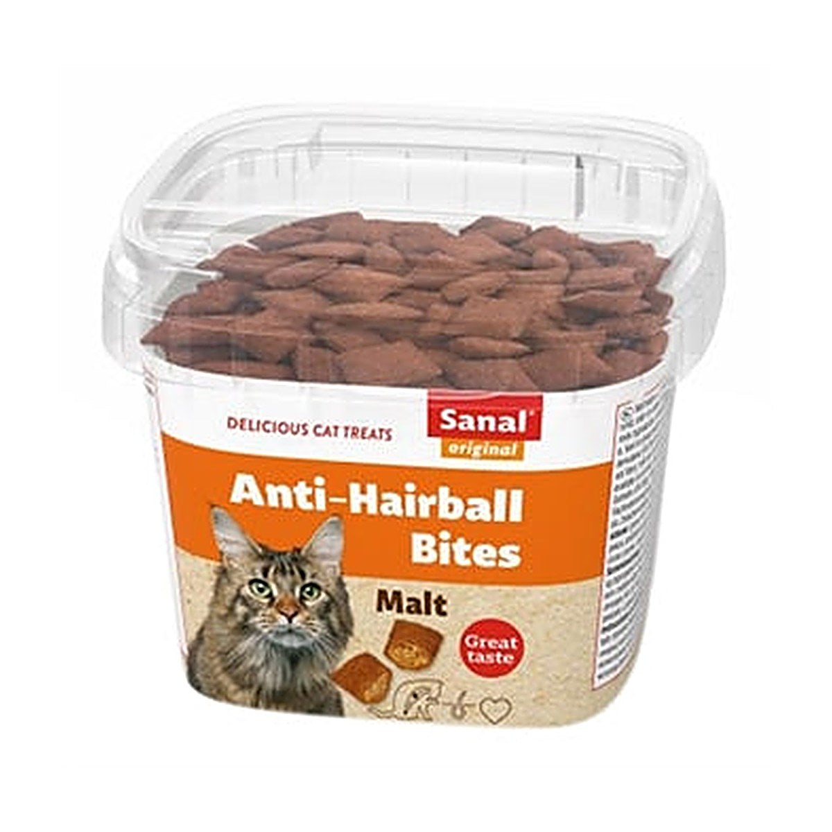 Sanal Cat Hairball Bites Cup 75 gram