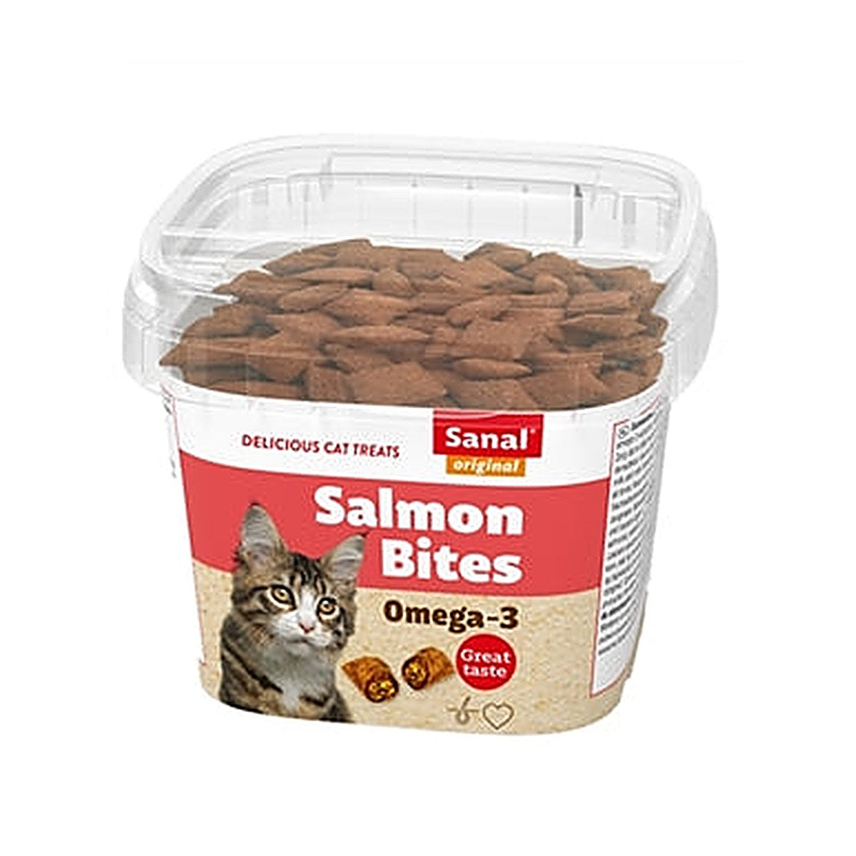 Sanal Cat Salmon Bites Cup 75 gram