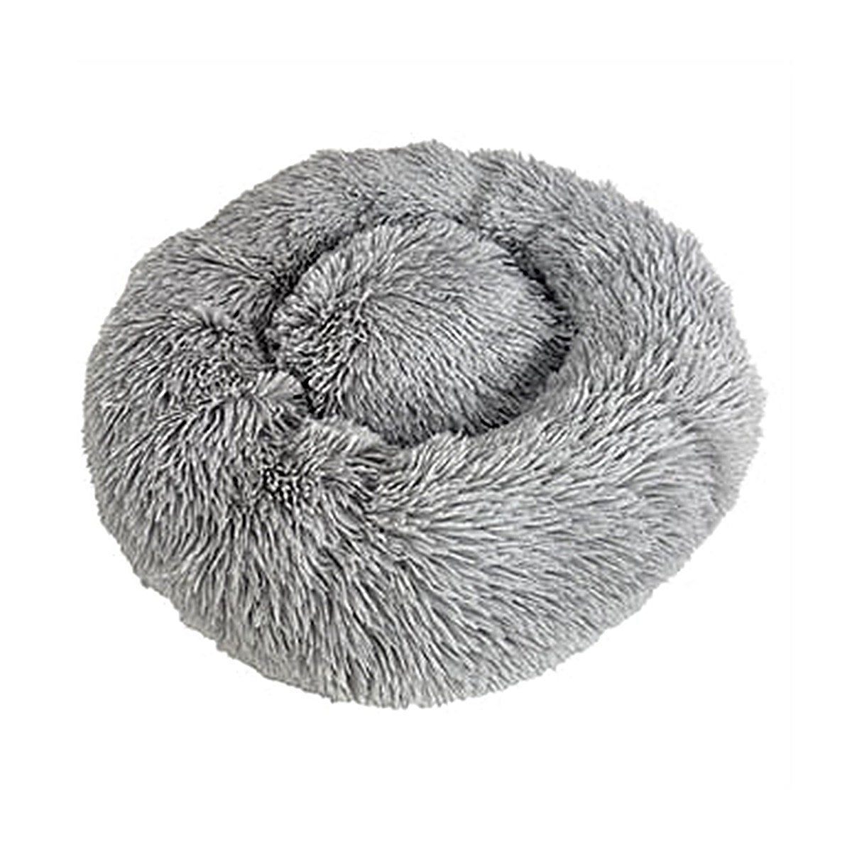 Sazzz Fluffy Mand Lgrijs 52x52x13 cm