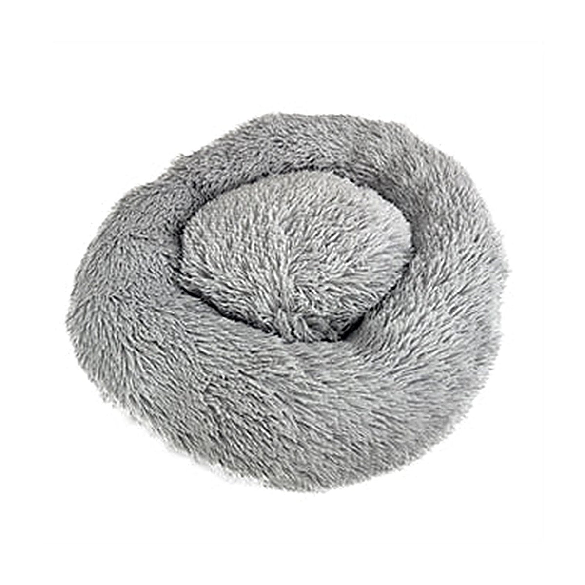 Sazzz Fluffy Mand Lgrijs 65x65x15 cm