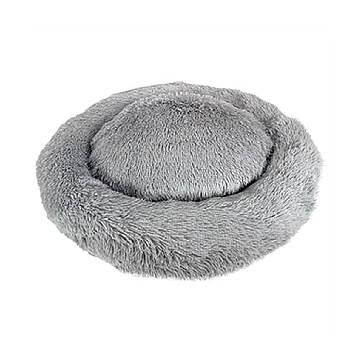 Sazzz Fluffy Mand Lgrijs 85x85x17 cm
