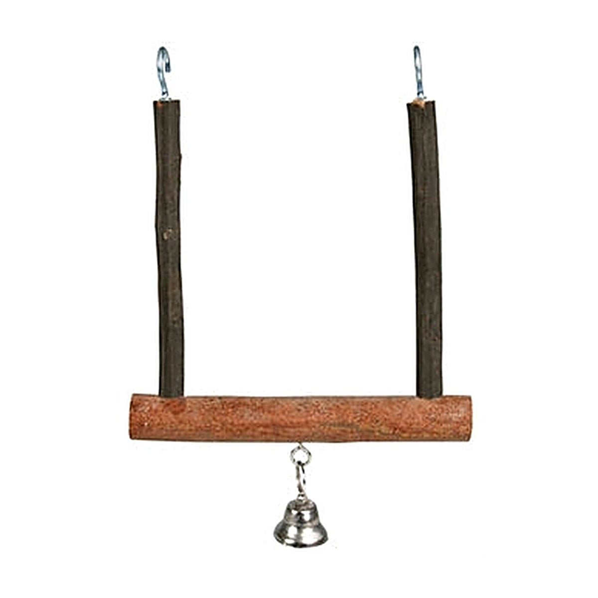 Trixie Schommel Met Bel Hout 12x15 cm 4 stuks